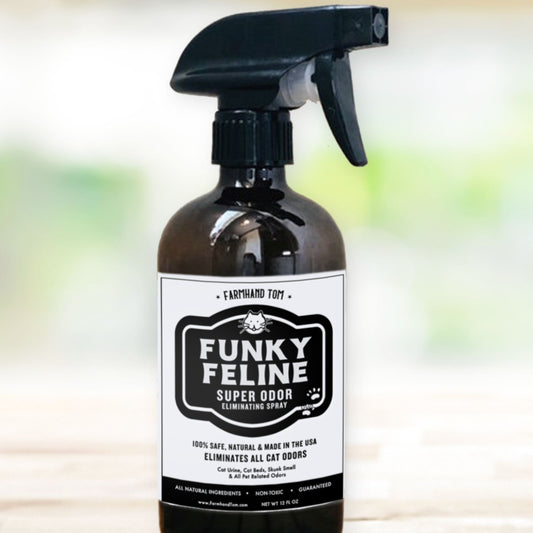 FUNKY FELINE for Cat Owners | Super Odor Eliminating Spray | All-Purpose