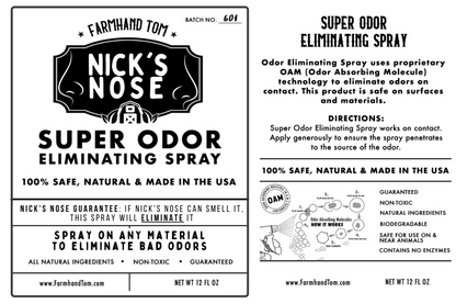 Nick's Nose | Super Odor Eliminator Spray